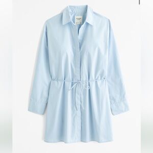 Abercrombie & fitch poplin mini shirt dress 33.75 inch length